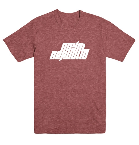 ROYAL REPUBLIC - Logo [T-SHIRT BURGUNDY]