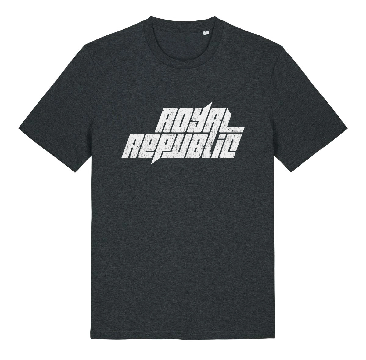 ROYAL REPUBLIC - Distressed Logo Grey [T-SHIRT]